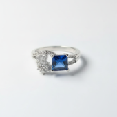Zarqash Glacier Pave Ring